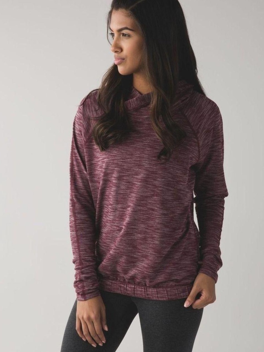 Lululemon Healthy Heart Pullover - Cozy Maroon Pullover Top